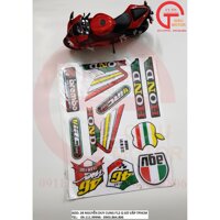 TẤM TEM BẰNG DECAL DẺO LOGO HONDA,AGV 46,,,,.DÁN XE CHỐNG NƯỚC