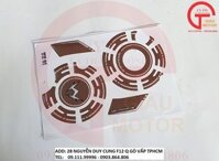 TẤM TEM ỐP LỐC MÁY XE HONDA WINNER MÀU CAM BẰNG NHỰA DẺO