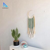 Tấm thảm dệt Ioensy Boho Trang trí Macrame treo tường cho căn hộ phòng ngủ gia đình