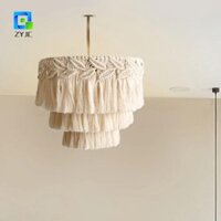 Tấm thảm dệt ZYJC Tấm che đèn mộc mạc Nhà hàng