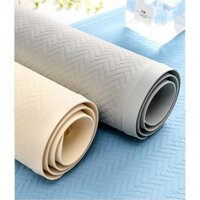 Tấm thảm nhà tắm , miếng lót chân bằng cao su PVC, thảm lót sàn rãnh ZIZAC 40x70cm cao cấp chống trơn trượt an toàn