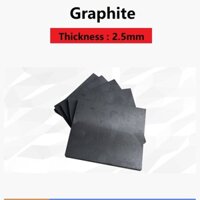 Tấm than chì có độ tinh khiết cao Tấm đệm than chì chịu nhiệt độ cao Tấm điện cực than chì Độ dày 2,5mm