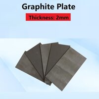 Tấm than chì dày 2mm Tấm đệm than chì chịu nhiệt độ cao Tấm điện cực Than chì có độ tinh khiết cao Khuôn tấm nhỏ