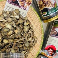 Tam thất bắc Hà Giang thái lát sấy khô từ tam thất tươi củ già. Củ tam thất hoang nguyên chất nghiền bôt, ngâm mật ong