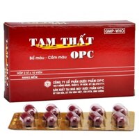 Tam Thất OPC, giúp trị thiếu máu, hoa mắt, chóng mặt, ít ngủ, suy nhược cơ thể