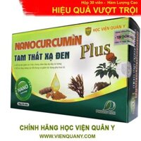 Tam Thất Xạ Đen Nano Curcumin Plus 💊 FREESHIP ️💊 Học Viện Quân Y
