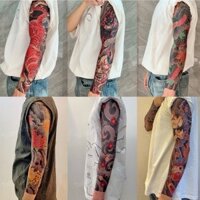 Tạm Thời Hình Xăm Dán Tay full size Lớn 47 * 30cm Nam Trưởng Thành Cơ Thể Nghệ Thuật Tranh Chống Thấm Nước Hình Xăm Miếng Dán Rồng Thần Topem Thiết Kế