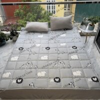 Tấm trải đệm topper, nệm trải giường trải sàn siêu mỏng dùng được 4 mùa, đủ kích thước, có thể gấp gọn, dễ di chuyển