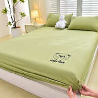 Tấm trải giường cotton đã giặt loại A cho trẻ em, tấm trải giường đơn, tấm trải giường ngủ trần, tấm bảo vệ Simmons, tấm nệm mỏng cho giường đôi TURF