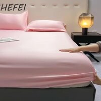 Tấm trải giường dùng một lần HEFEI, Vỏ bọc nệm đàn hồi chống trượt, Bộ đồ giường Vải không dệt màu trơn thoáng khí có thể điều chỉnh Giường đôi