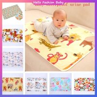 Tấm Trải Giường Thay Tã Cho Bé Bằng Cotton Chống Thấm Nước Tiện Dụng