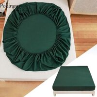 Tấm trang bị POKINGE, Vỏ nệm mềm màu xanh đậm, Làm dày thoáng khí Thân thiện với da Giường màu trơn Vỏ bụi Phòng ngủ