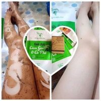 Tắm trắng cám gạo cafe