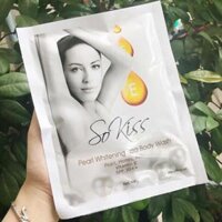 Tắm Trắng SoKiss Pearl Whitening Spa Body Wash (100g)