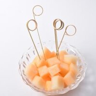 Tăm tre xiên trái cây decor ( Hình tròn, Trái tim, Thắt nút )