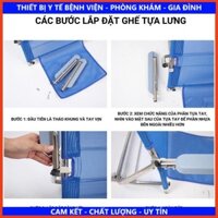 Tấm Tựa Lưng Trên Giường - Ghế Tựa Lưng Cho Người Già Chất Liệu Thép Cao Cấp Có Tay Vịn HÀNG CTY.