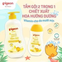 Tắm và gội Pigeon cho bé từ sơ sinh(mẫu mới) chai 700ML, không cay mắt