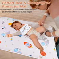 Tấm vải cotton lót giường thay tã chống thấm nước tiểu cho bé và người lớn