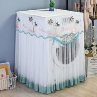Tấm Vải Ren Phủ Máy Giặt Chống Nắng Chống Bụi Thông Dụng Ốp