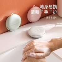 Tấm xà phòng dùng một lần FaSoLa, giấy xà phòng di động cho học sinh và trẻ em, tấm xà phòng mini du lịch/3.3