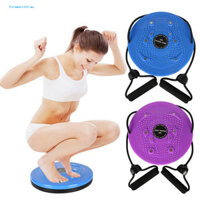 Tấm xoắn giảm béo cơ thể Bảng xoắn eo chuyên nghiệp Bảng đĩa xoắn eo 2 trong 1 với máy mát xa chân từ tính để tăng cường cơ bụng và định hình cơ thể