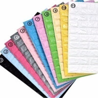 tấm xốp dán tường chống thấm 3D giả gạch - Mã số 2