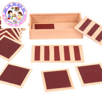 Tấm xúc giác Montessori (Rough & Smooth Boards with Box)