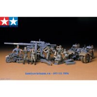 [TAMIYA] 35017 Mô hình Pháo súng 88mm của Đức 1/35 SCALE GER. 88mm GUN FLAK 36/37