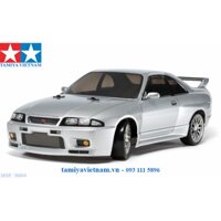 [TAMIYA] 58604 Mô hình xe ô tô điều khiển từ xa 1/10 SCALE R/C 4WD HIGH PERFORMANCE RACING CAR NISSAN SKYLINE GT-R (R33)