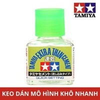 Tamiya Extra Thin Cement Quick Setting - Keo dán Gundam khô nhanh