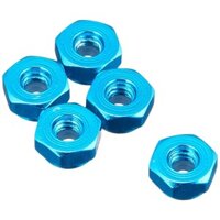 Tamiya Mini 4WD Nâng Cấp Phụ tùng No500 Đai ốc khóa nhôm 2 mm 5 màu xanh 15500