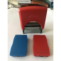 Tampon-Khay mực con dấu Shiny S-842 ,S-843 ,S-844, S-222, S-223, S-224 - Tampon  S843, S223,ĐỎ