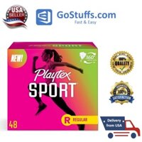 Tampons Playtex sport siêu thấm dùng để vận động hộp 48 miếng loại Regular