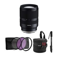 Tamron 17-28mm f/2.8 Di III RXD Lens for Sony E with 62" Compact Photo/Video Monopod, Premium Lens Case, and 3 Piece Filter Kit (4 Items)