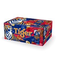 (TÂN BÌNH)THÙNG BIA TIGER NÂU MẨU XUÂN 2024