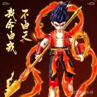{Tấn công đầu bút lợn} Dòng xu hướng quốc gia mới, cậu bé ma thuật Naobo, mô hình Nezha, mô hình khớp di động, khối xây dựng, đồ trang trí nhỏ, quà tặng đặc biệt FETP