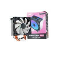 Tản khí CPU DT-V16 Pro Fan LED vô cực RGB Đen