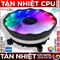 Tản nhiệt CPU Cooler TISHRIC - Tản nhiệt CPU Fan 12cm Led RGB Mix Socket LGA1700-1200-1150-1151
