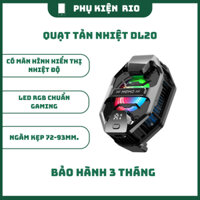 Tản nhiệt điện thoại DL20 quạt sò lạnh Led RGB màn hình hiển thị nhiệt độ