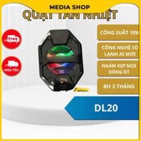 Tản nhiệt điện thoại DL20 quạt sò lạnh Led RGB màn hình hiển thị nhiệt độ