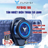 Tản nhiệt điện thoại Flydigi B6 sò lạnh 20W led RGB điều chỉnh nhiệt độ thông minh - Quạt tản nhiệt điện thoại gaming