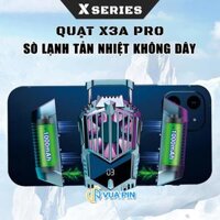 Tản nhiệt điện thoại sò lạnh quạt không dây X3A Pro màn hình hiển thị nhiệt độ Led RGB Gaming