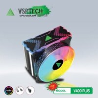 Tản nhiệt khí CPU 4 ống đồng VSP V400 PLUS 1 fan 12cm Đa năng