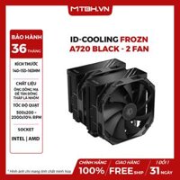 TẢN NHIỆT KHÍ CPU ID-COOLING FROZN A720 BLACK - 2 FAN 140MM