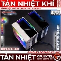 Tản nhiệt khí dạng tháp Jungle Leopard KF-400 Back Full Socket Intel (LGA 2011/115x/1366/1200/1700)