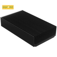 Tản nhiệt lớn bằng nhôm 4,72 x 2,72 x 1,06 Inch /120 x 69 x 27 mm Tản nhiệt làm mát Tản nhiệt oxit đen 22 vây