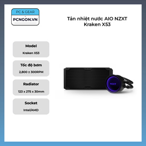Tản nhiệt nước AIO NZXT Kraken X53