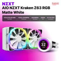 Tản nhiệt nước AIO NZXT Kraken Z63 RGB - Matte White (280mm)