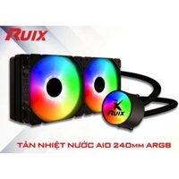 Tản nhiệt nước AIO RUIX GAMING LED ARGB 240mm (115x/1200/2011/2011-v3/FM2+/FM2/AM4/AM3+/AM3)
