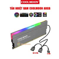 Tản nhiệt Ram Coolmoon ARGB RA-1 – Ốp tản nhiệt Ram A-RGB đồng bộ main sync led RGB